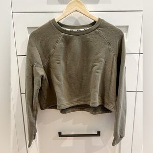 Madewell Cropped Sweatshirt - Size XXS